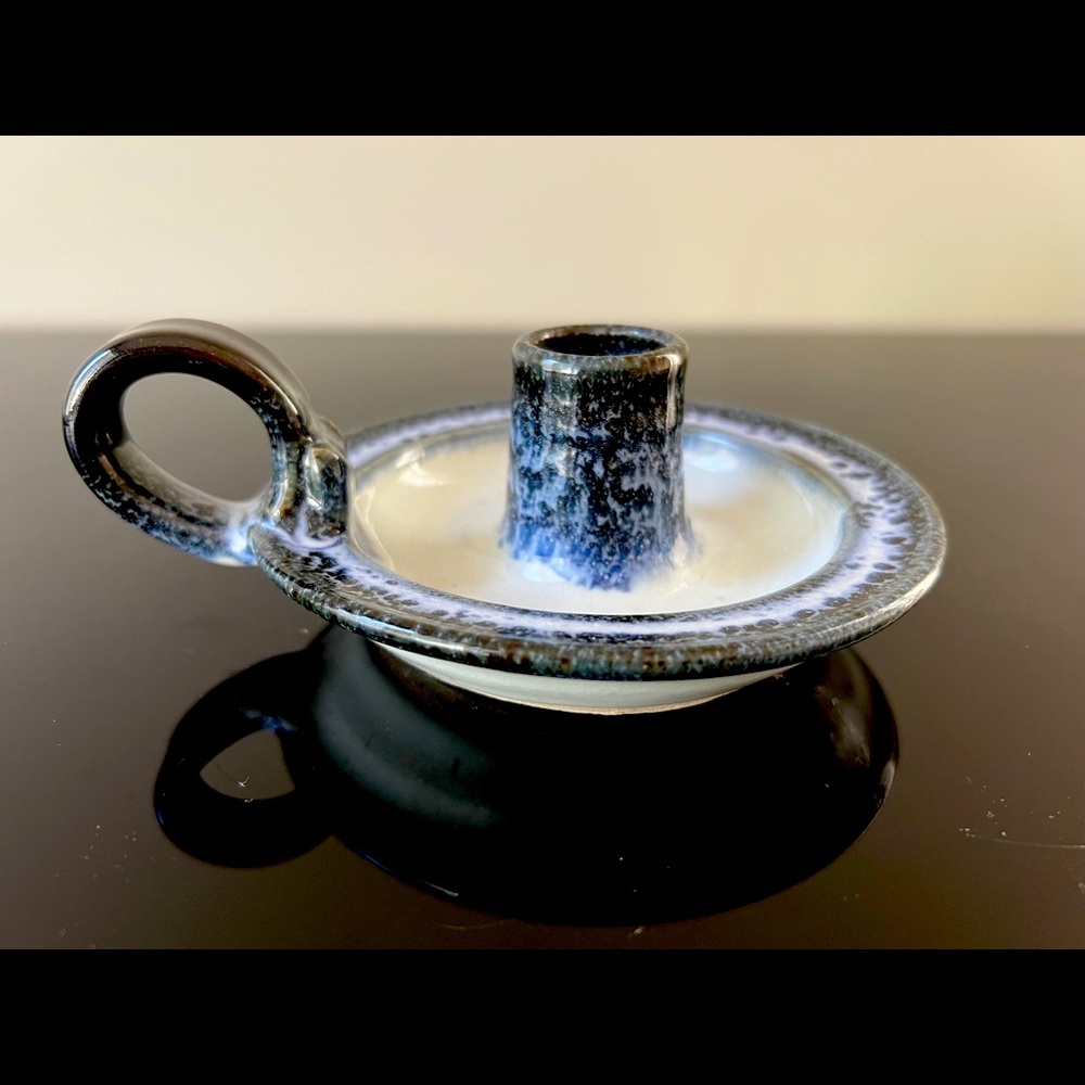 Vintage Espinoza Studio Pottery Finger Candle Holder